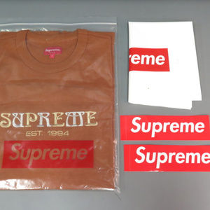 Supreme Authentic Nouveau Logo Rust Tee NWT
